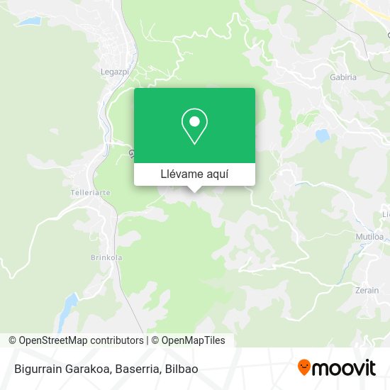 Mapa Bigurrain Garakoa, Baserria
