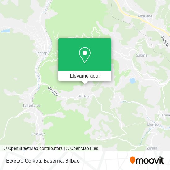 Mapa Etxetxo Goikoa, Baserria