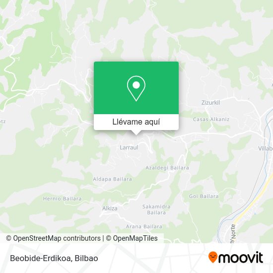 Mapa Beobide-Erdikoa