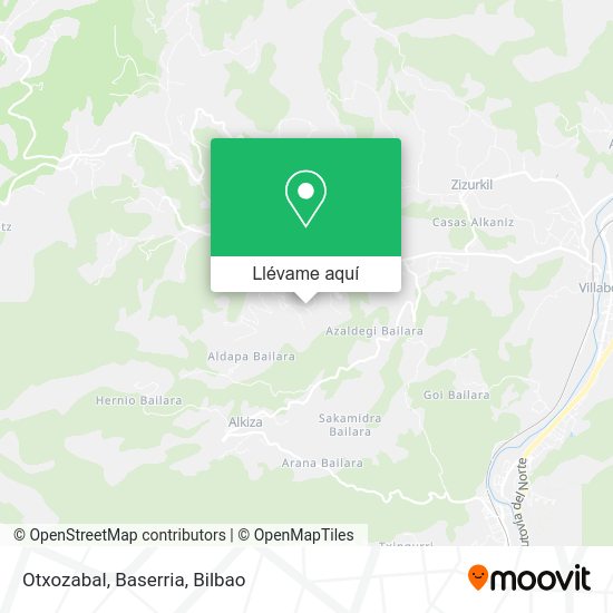 Mapa Otxozabal, Baserria