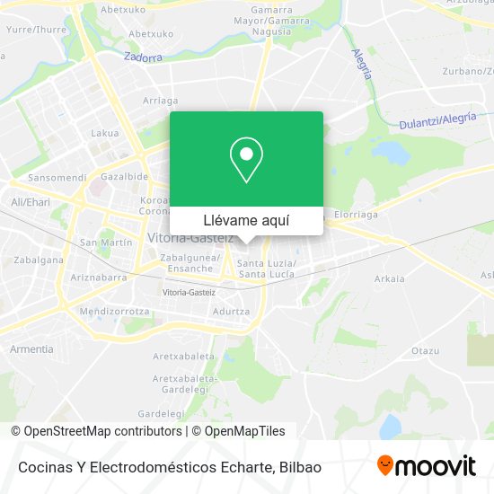 Mapa Cocinas Y Electrodomésticos Echarte