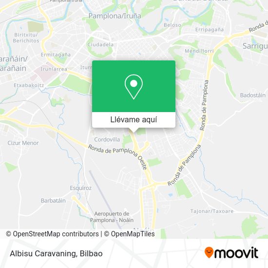 Mapa Albisu Caravaning