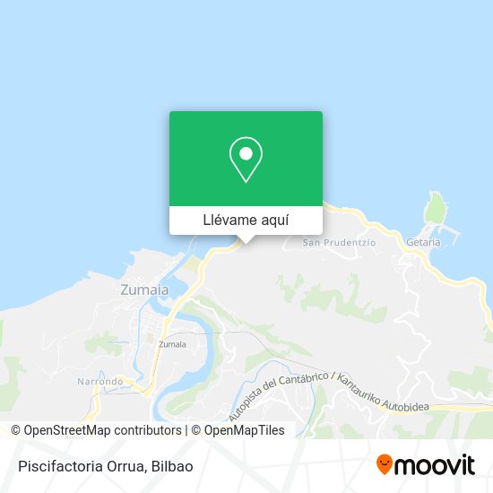 Mapa Piscifactoria Orrua