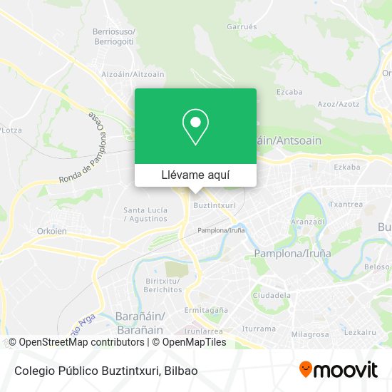 Mapa Colegio Público Buztintxuri