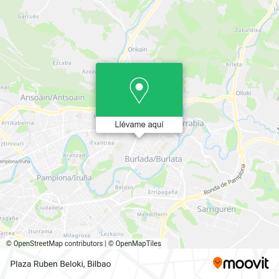 Mapa Plaza Ruben Beloki