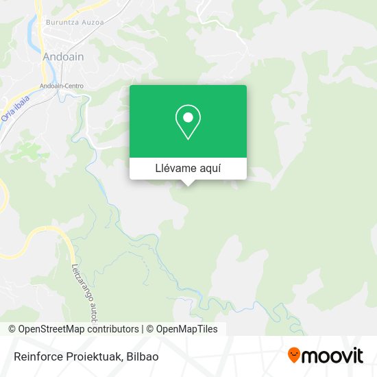 Mapa Reinforce Proiektuak