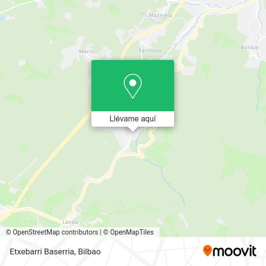 Mapa Etxebarri Baserria
