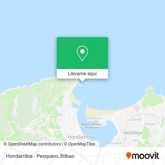 Mapa Hondarribia - Pesquero