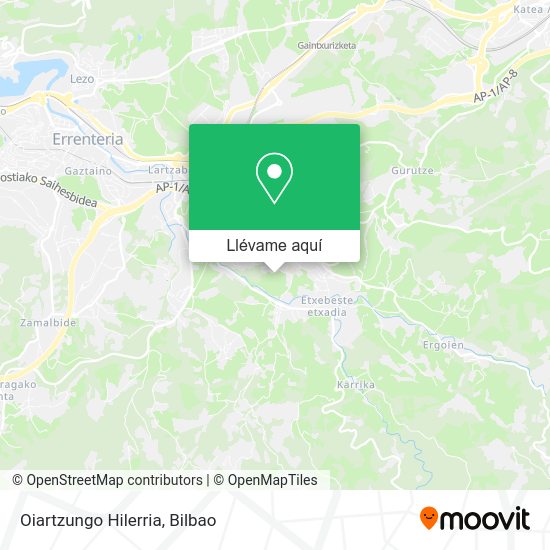 Mapa Oiartzungo Hilerria