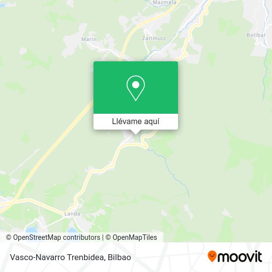 Mapa Vasco-Navarro Trenbidea