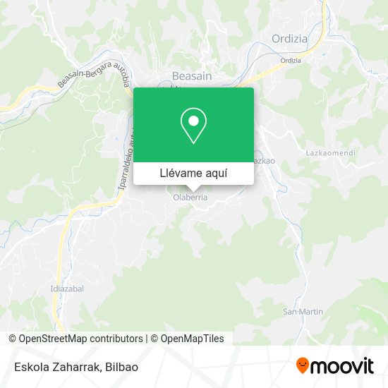 Mapa Eskola Zaharrak