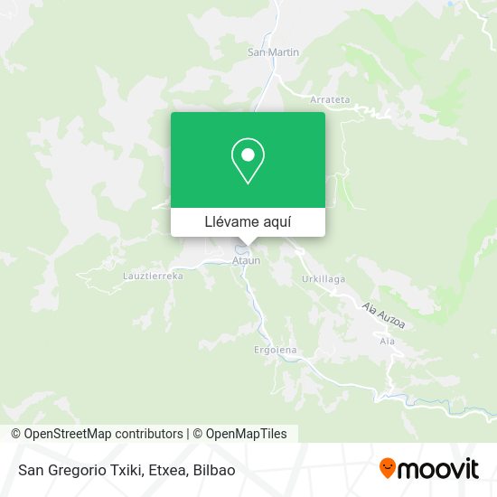 Mapa San Gregorio Txiki, Etxea