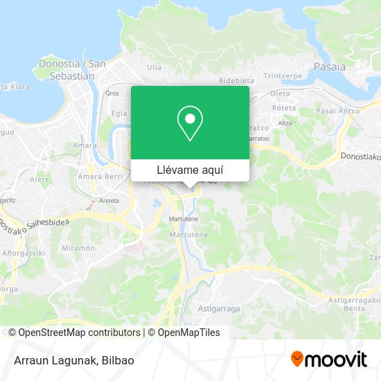 Mapa Arraun Lagunak
