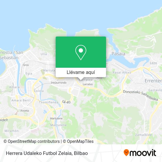 Mapa Herrera Udaleko Futbol Zelaia