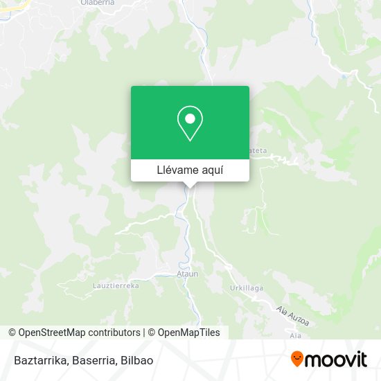 Mapa Baztarrika, Baserria