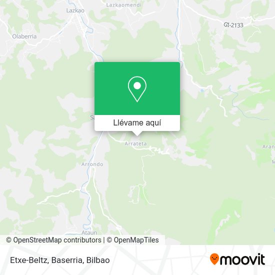 Mapa Etxe-Beltz, Baserria