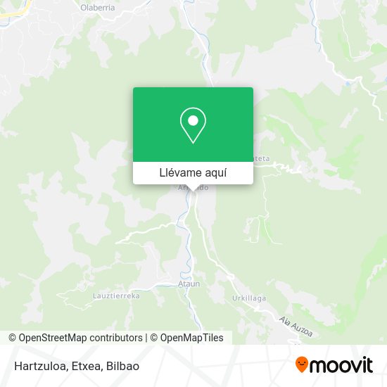 Mapa Hartzuloa, Etxea