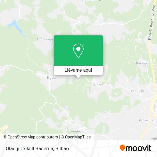 Mapa Olaegi Txiki II Baserria