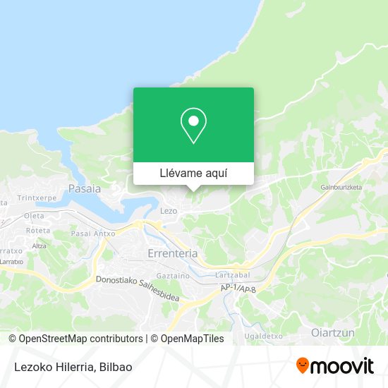 Mapa Lezoko Hilerria