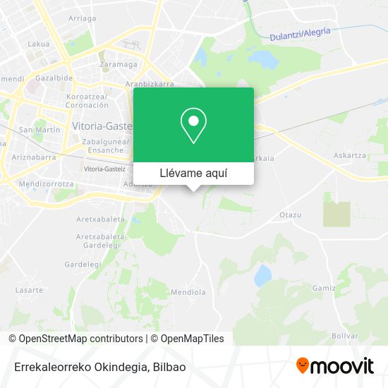 Mapa Errekaleorreko Okindegia