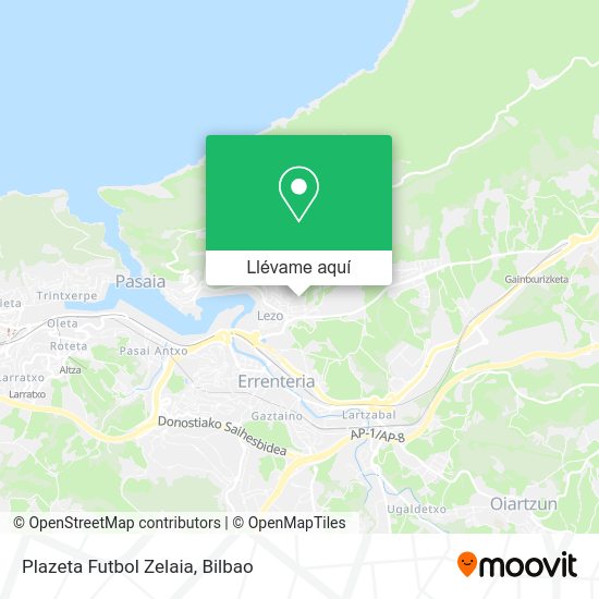 Mapa Plazeta Futbol Zelaia