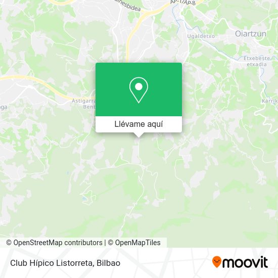 Mapa Club Hípico Listorreta