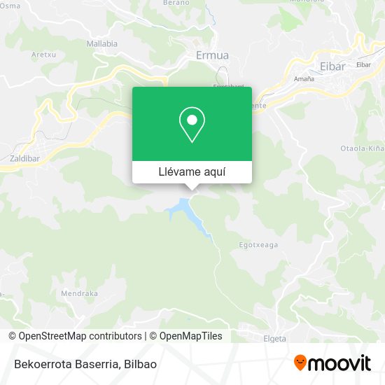 Mapa Bekoerrota Baserria