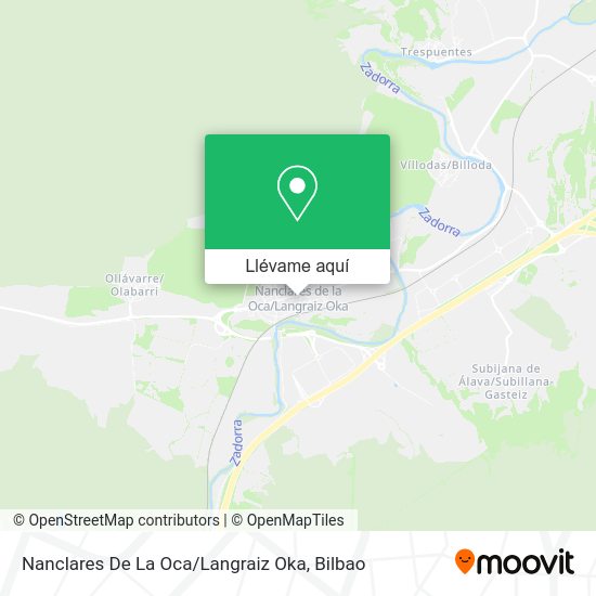 Mapa Nanclares De La Oca / Langraiz Oka