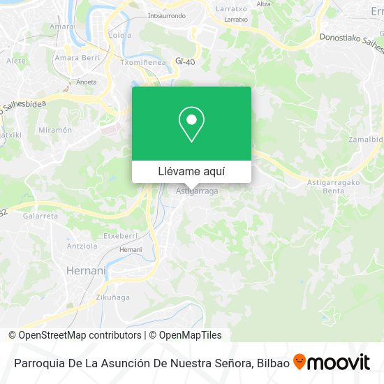 Mapa Parroquia De La Asunción De Nuestra Señora