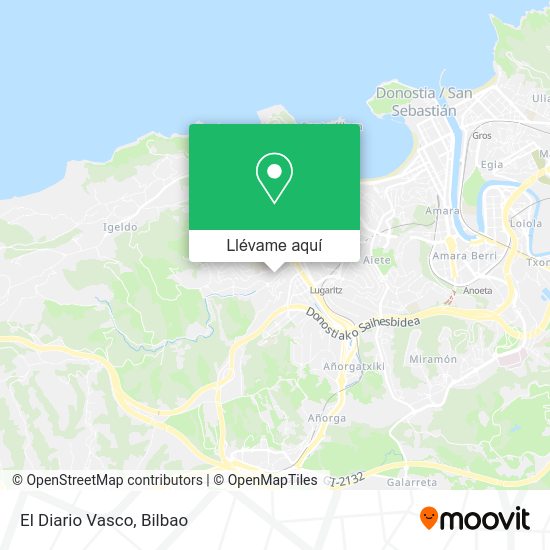 Mapa El Diario Vasco