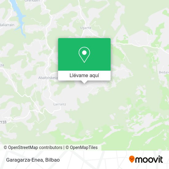Mapa Garagarza-Enea