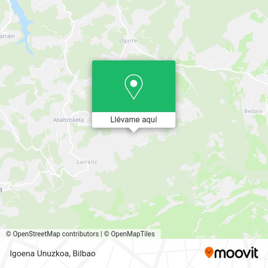 Mapa Igoena Unuzkoa