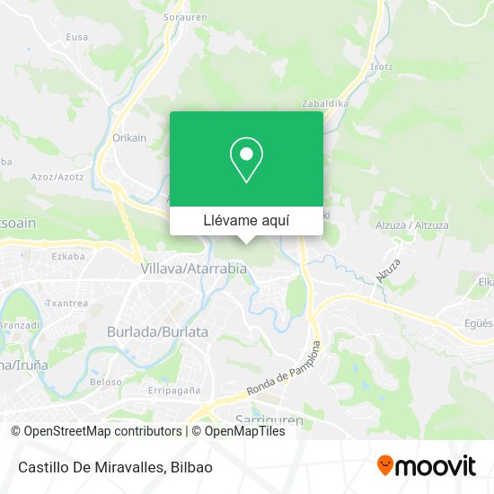 Mapa Castillo De Miravalles