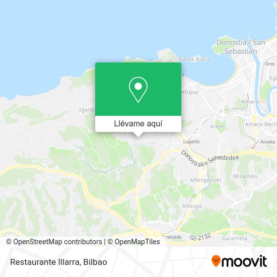 Mapa Restaurante Illarra