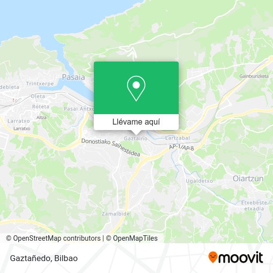Mapa Gaztañedo