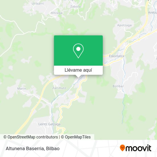 Mapa Altunena Baserria