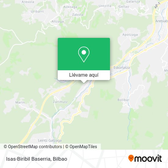 Mapa Isas-Biribil Baserria