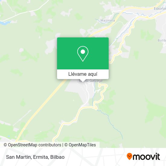 Mapa San Martin, Ermita