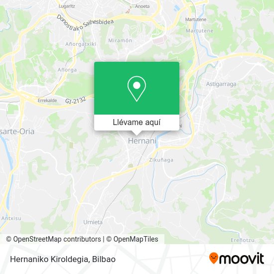 Mapa Hernaniko Kiroldegia