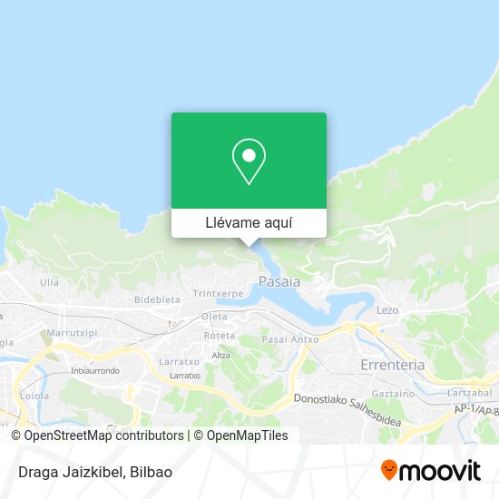 Mapa Draga Jaizkibel