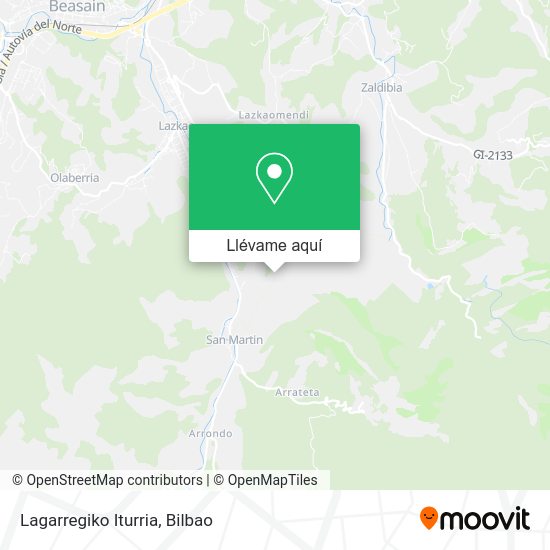 Mapa Lagarregiko Iturria