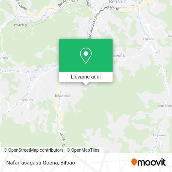 Mapa Nafarrasagasti Goena