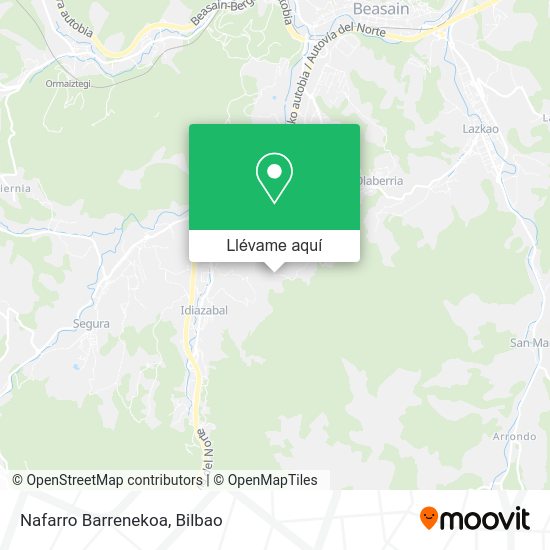 Mapa Nafarro Barrenekoa