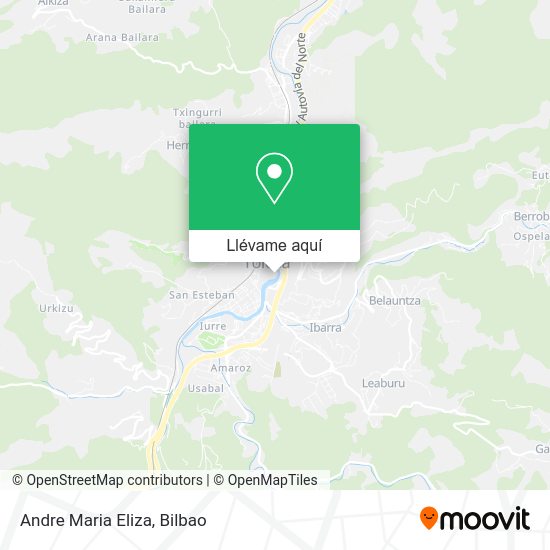 Mapa Andre Maria Eliza