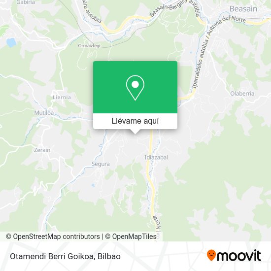 Mapa Otamendi Berri Goikoa
