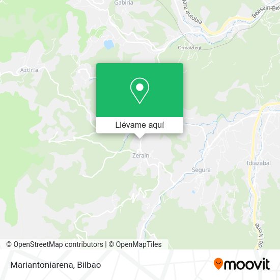 Mapa Mariantoniarena