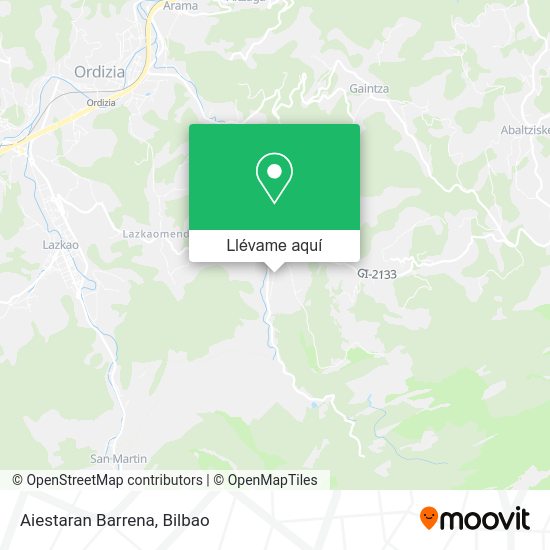 Mapa Aiestaran Barrena
