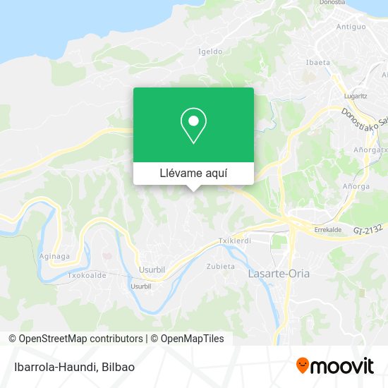 Mapa Ibarrola-Haundi