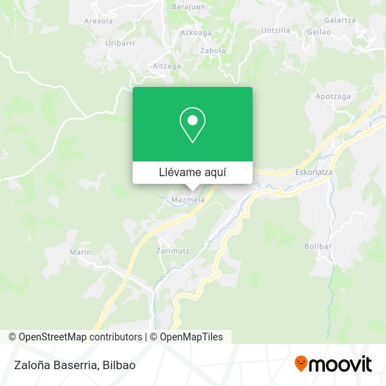 Mapa Zaloña Baserria