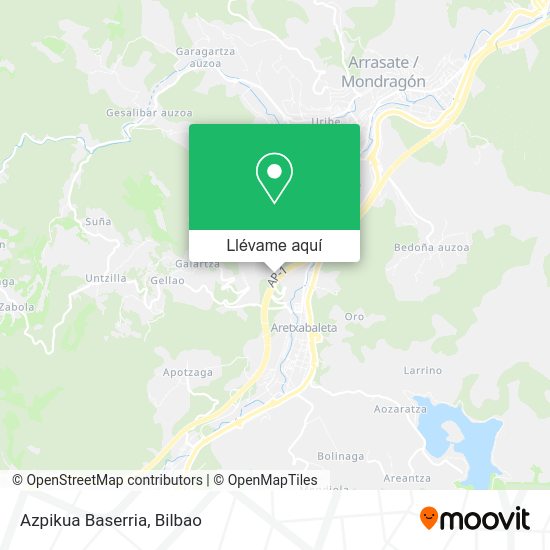 Mapa Azpikua Baserria